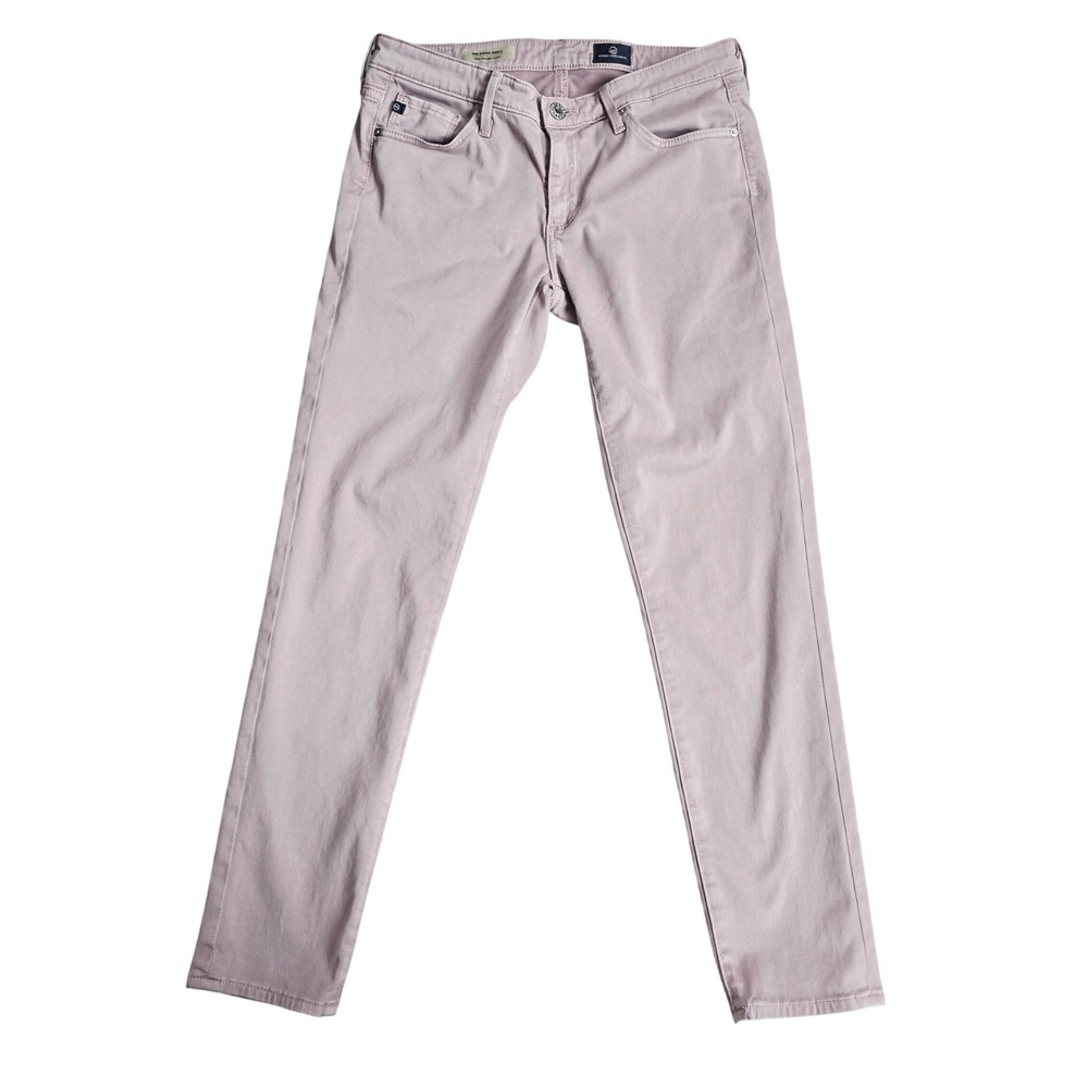 AG Adriano Goldschmied Stevie Ankle Slim Straight Jeans Mauve Pink Size‎ 27